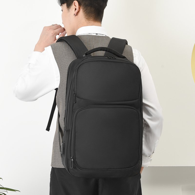 Hot Sale Factory Custom Waterproof Business Laptop Backpack 15.6 Inch usb Notebook Wholesale Mens school laptop backpack