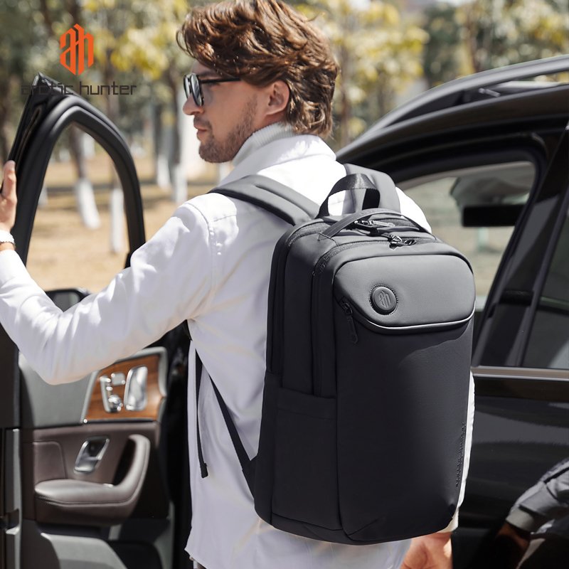 USB Charger Backpack Smart Laptop Backpack Bag Large Capacity Multifunction polyester Soft Fashion Black Waterproof