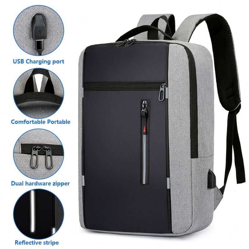 New Design retreat smart college waterproof travel business conference usb smellproof bagpack laptop back bag pack backpack