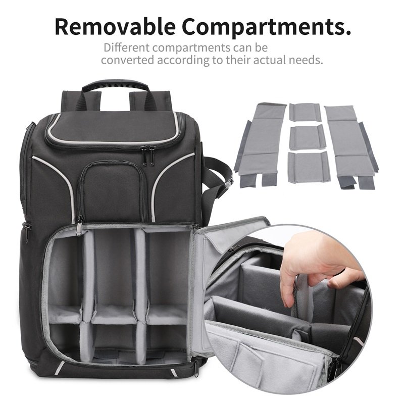 Best Camera Backpack Travel Waterproof Large Capacity SLR Video Bag Vintage Digital Camera Backpack for Photography