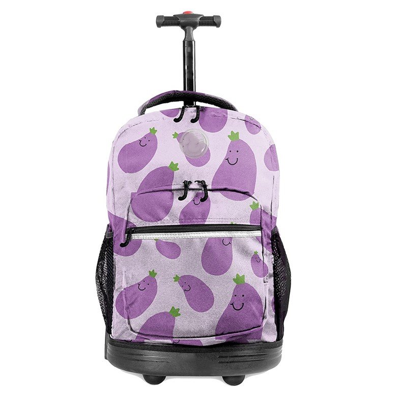 Factory OEM Designer Strong and Hot Sell Kids Rolling Backpack for Girls Boys Teen. Roller Bookbag with Convertible wheeled