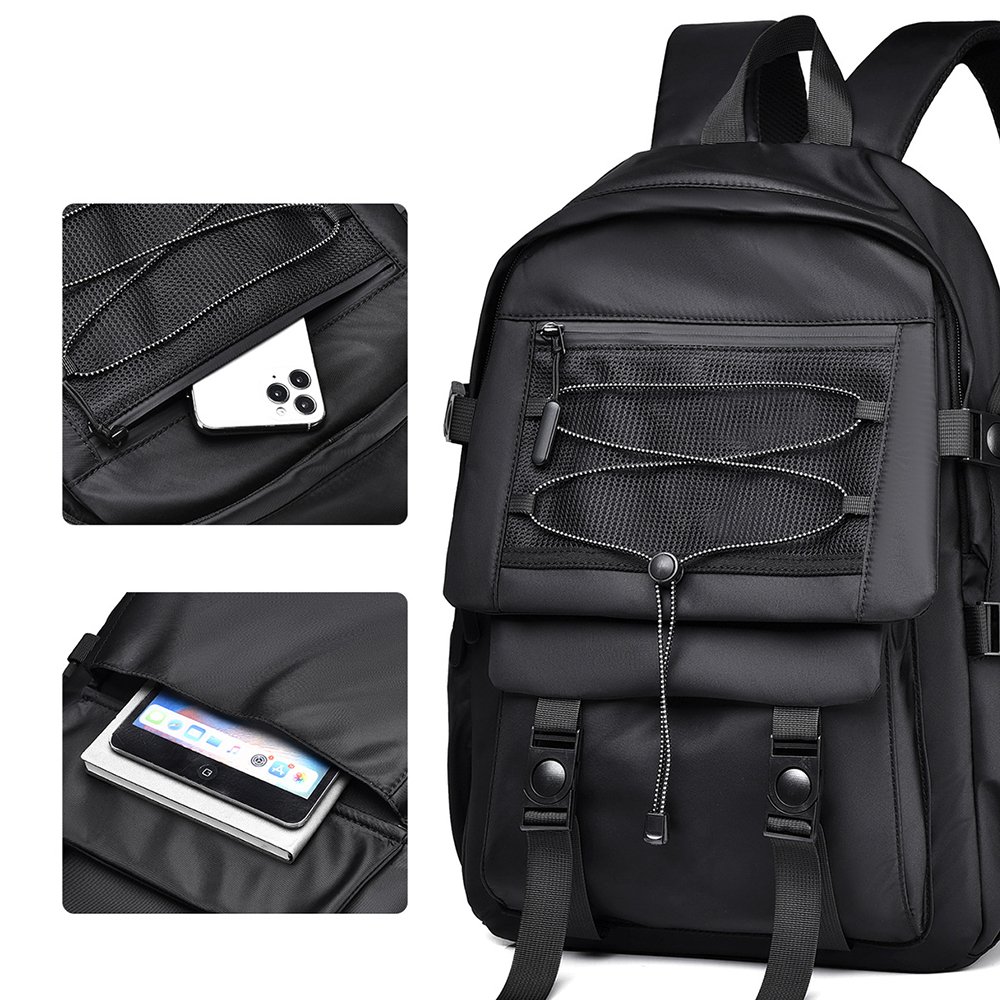 Large capacity fashion student bag Cargo style casual sports backpack Outdoor travel bag multi-functional backpack