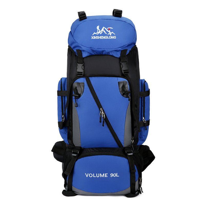 Unisex Waterproof Laptop Backpack with USB Durable and Solar-Friendly Made of Nylon Material Zippered Closure Letter Pattern