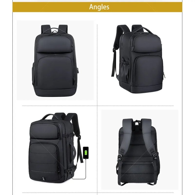 10pcs Custom Logo Waterproof Anti Theft School Computer Backpack Large Travel Business Bag with Men Portable Laptop Backpack