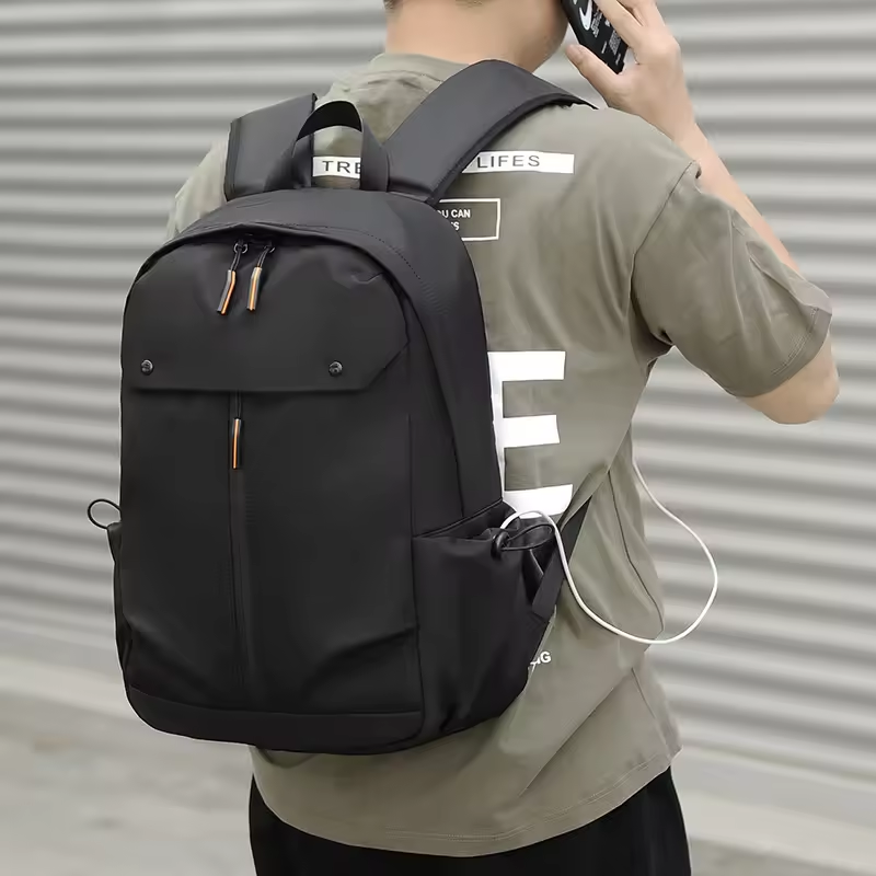 Chinese Suppliers Big Capacity Casual Nylon Business Travel Laptop Backpacks School Bags for Daily Life