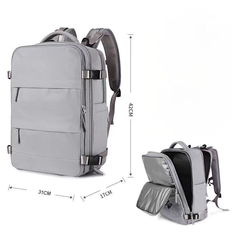 Customize Large Travel Backpack with shoe compartment Carry On Backpack Hiking Backpack Waterproof Outdoor Sporting Rucksack
