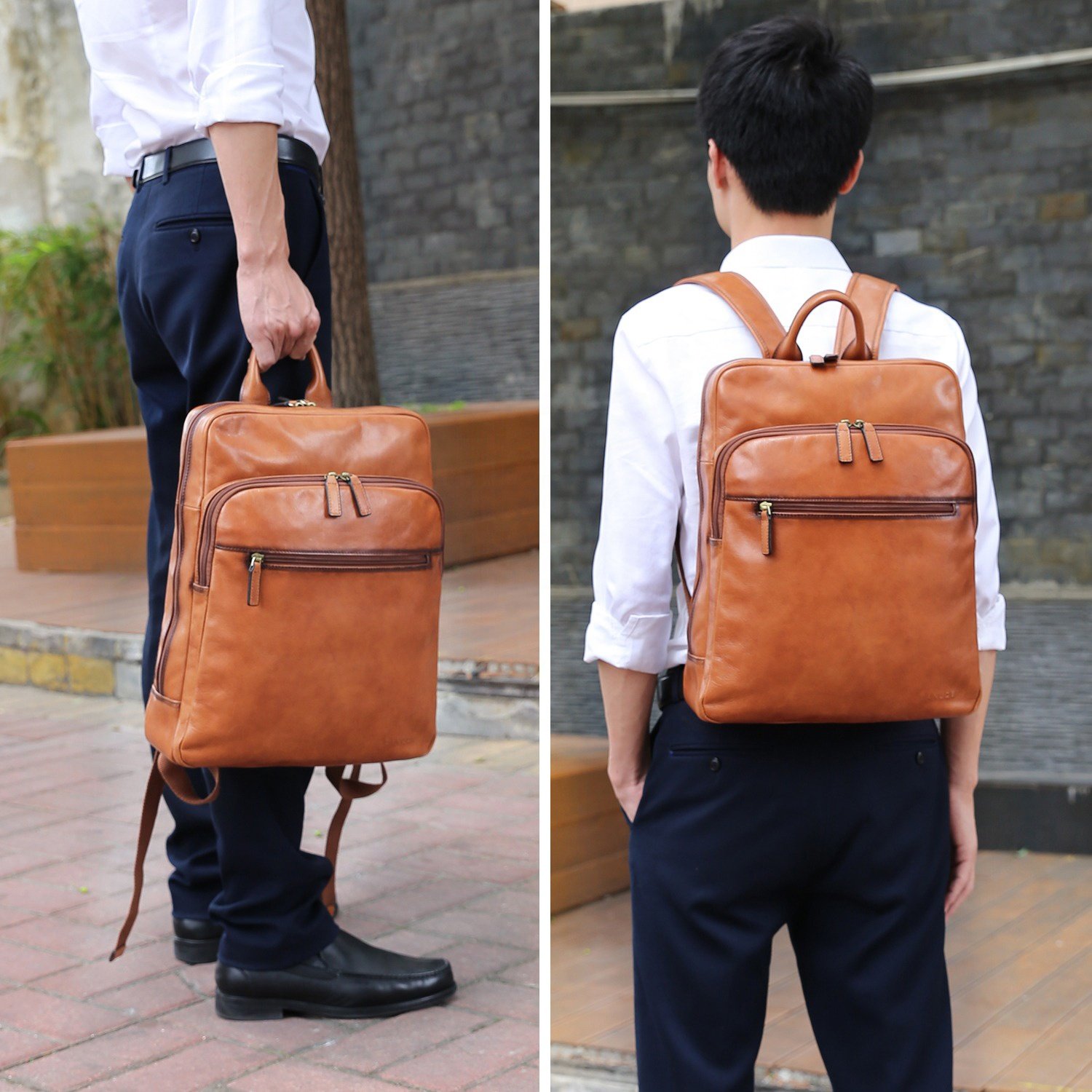 Vintage Canvas Backpack Travel Custom Handmade Casual Back Pack Sport Outdoor Best Quality Bag
