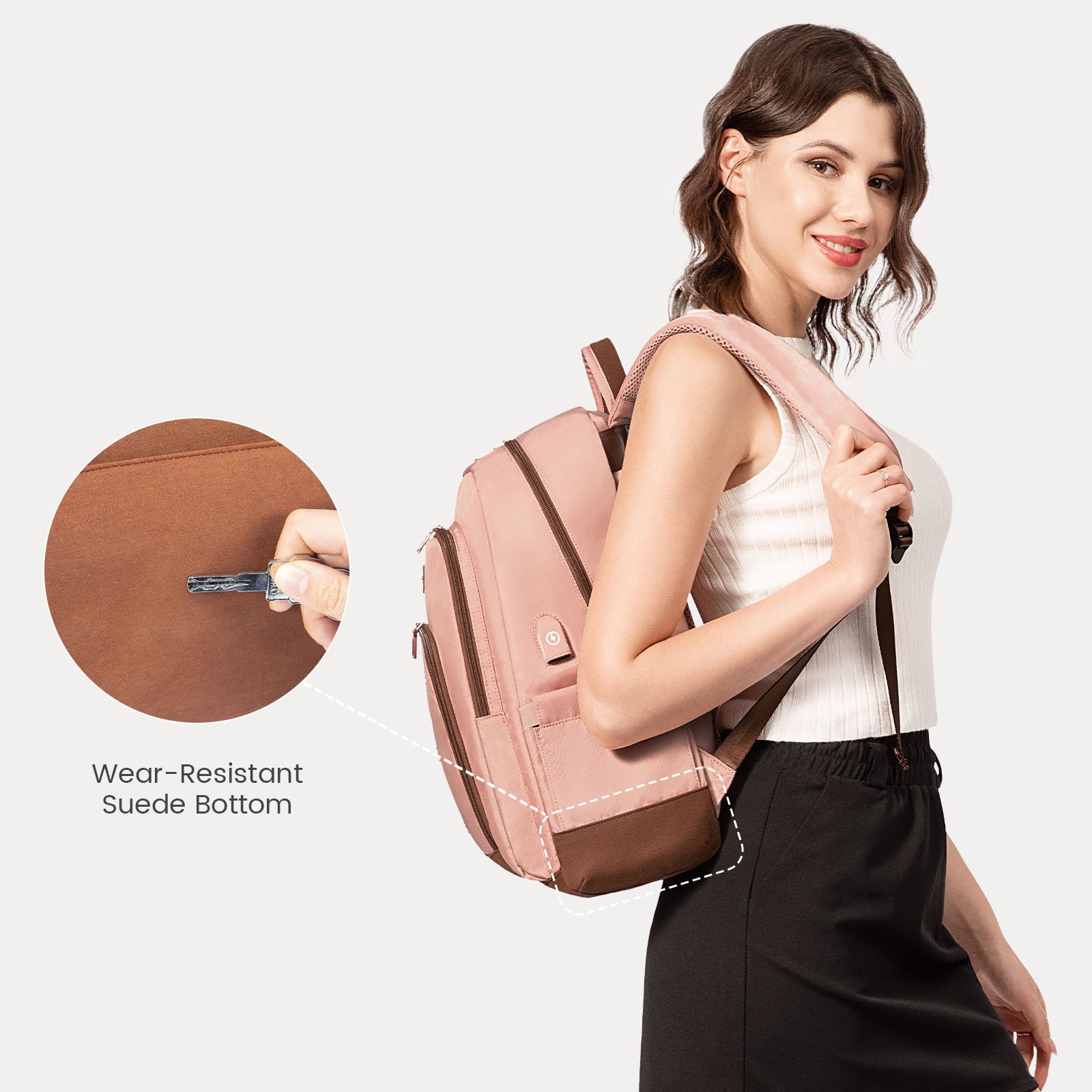 LOVEVOOK Manufacturer OEM ODM Custom Waterproof Casual Back Pack Bag Mochilas urban Women Men Business Travel Laptop BackpackS