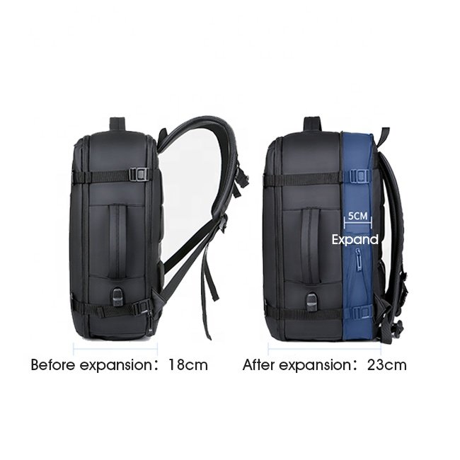 oem multifunction waterproof travel custom computer laptop backpack with usb charging port