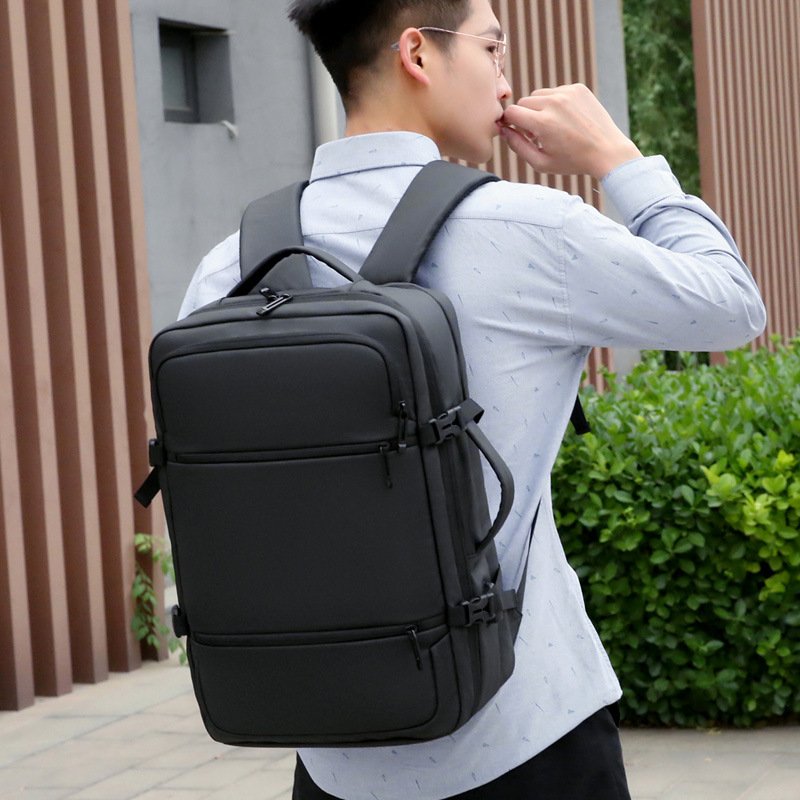 Custom Extra Large Smell Proof 17 Inch Waterproof Travel Durable Business Laptop Backpack With Usb For Travelling Stylish Luxury