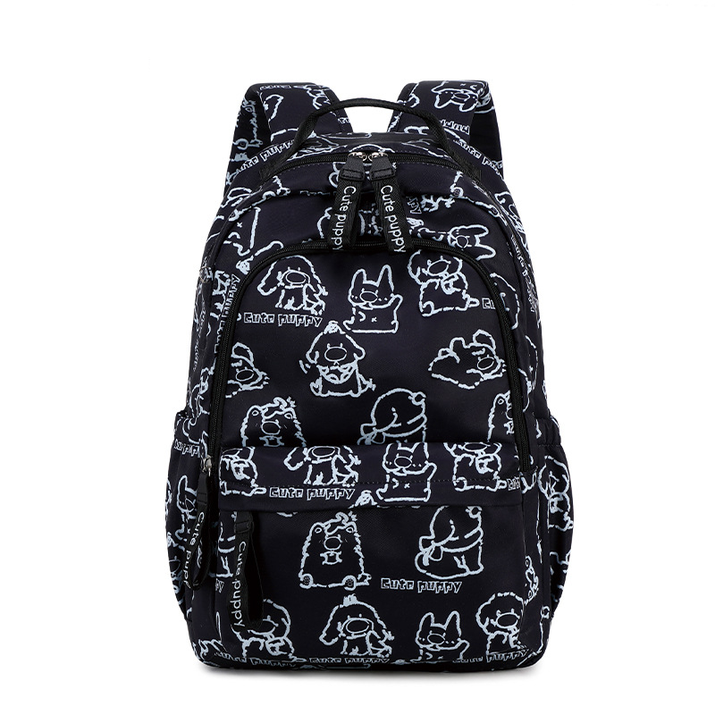 2024 New Flowers Small Daisy Female Fresh Large Capacity Middle Student School Bag Lightweight Waterproof Campus Print Backpack