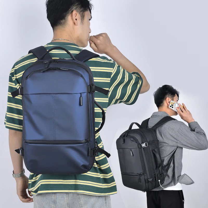 Business Commuting Computer Backpack 17 Inch Large-capacity Multifunctional Travel Can Be Expanded Waterproof School Laptop Bag