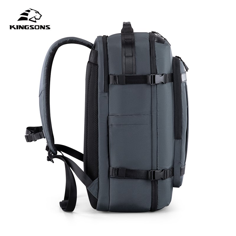 Kingsons new arrival waterproof 35L large capacity hiking bag 17 inch laptop backpack with trolley sleeve for business trip