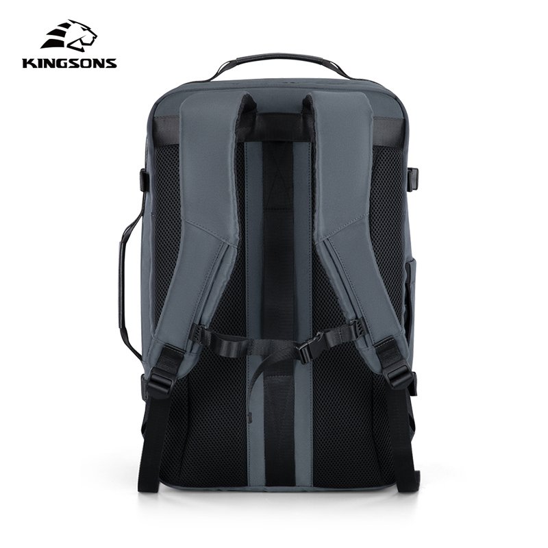 Kingsons new arrival waterproof 35L large capacity hiking bag 17 inch laptop backpack with trolley sleeve for business trip