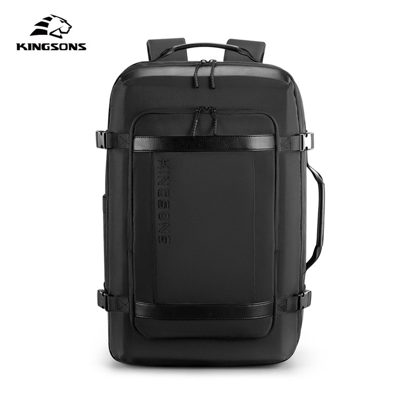 Kingsons new arrival waterproof 35L large capacity hiking bag 17 inch laptop backpack with trolley sleeve for business trip