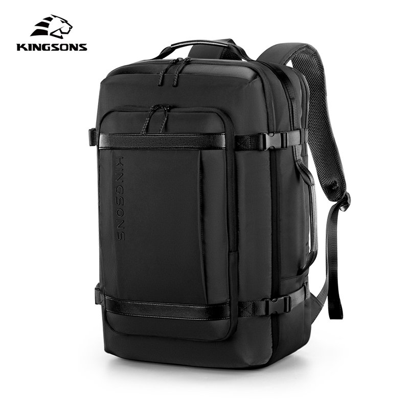 Kingsons new arrival waterproof 35L large capacity hiking bag 17 inch laptop backpack with trolley sleeve for business trip