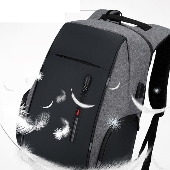 Manufacturer Large Capacity Polyester Waterproof Travel Business Notebook USB laptop backpack custom logo For Men Wo