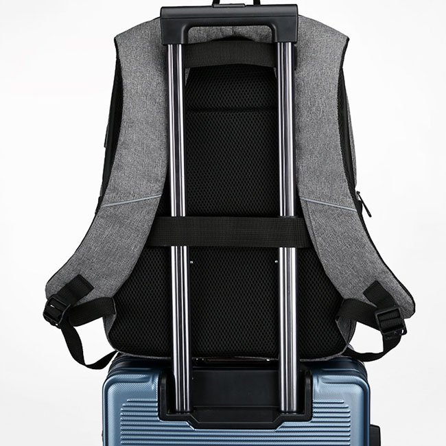 Manufacturer Large Capacity Polyester Waterproof Travel Business Notebook USB laptop backpack custom logo For Men Wo