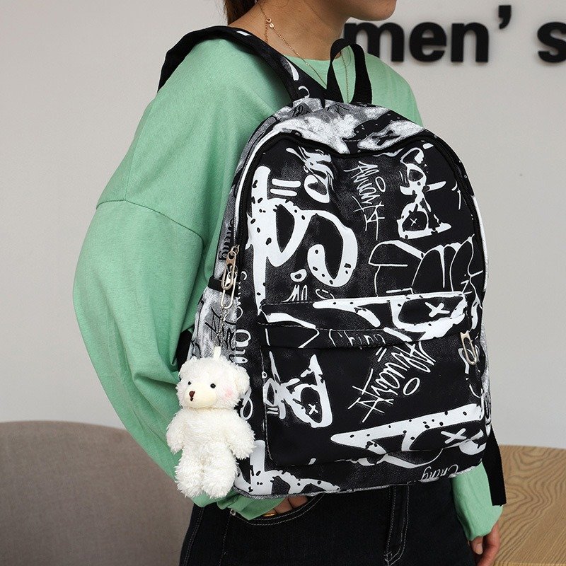 Large capacity travel laptop backpacks book bag junior high school college student boy schoolbag bookbag school bags