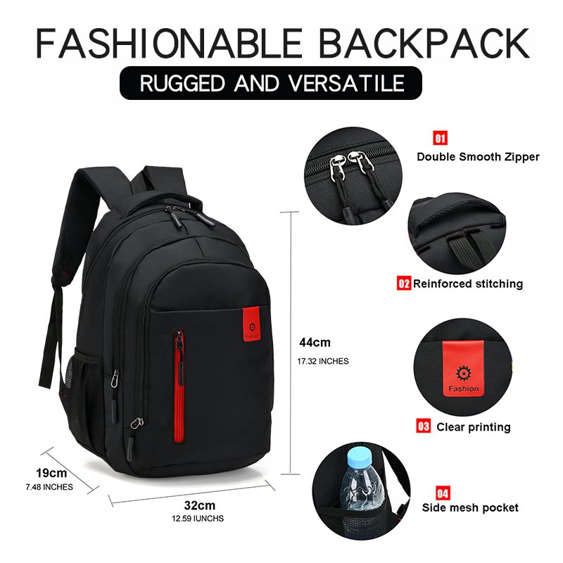 TS Laptop Backpack Daily Custom Logo Waterproof Laptop Backpack mochil aescolar Nylon Oxford Unisex Laptop Backpack Travel
