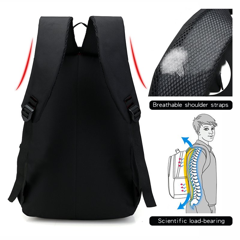 TS Laptop Backpack Daily Custom Logo Waterproof Laptop Backpack mochil aescolar Nylon Oxford Unisex Laptop Backpack Travel