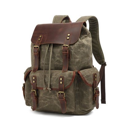 Vintage Leather backpack bags for men,leather man latest backpack for men