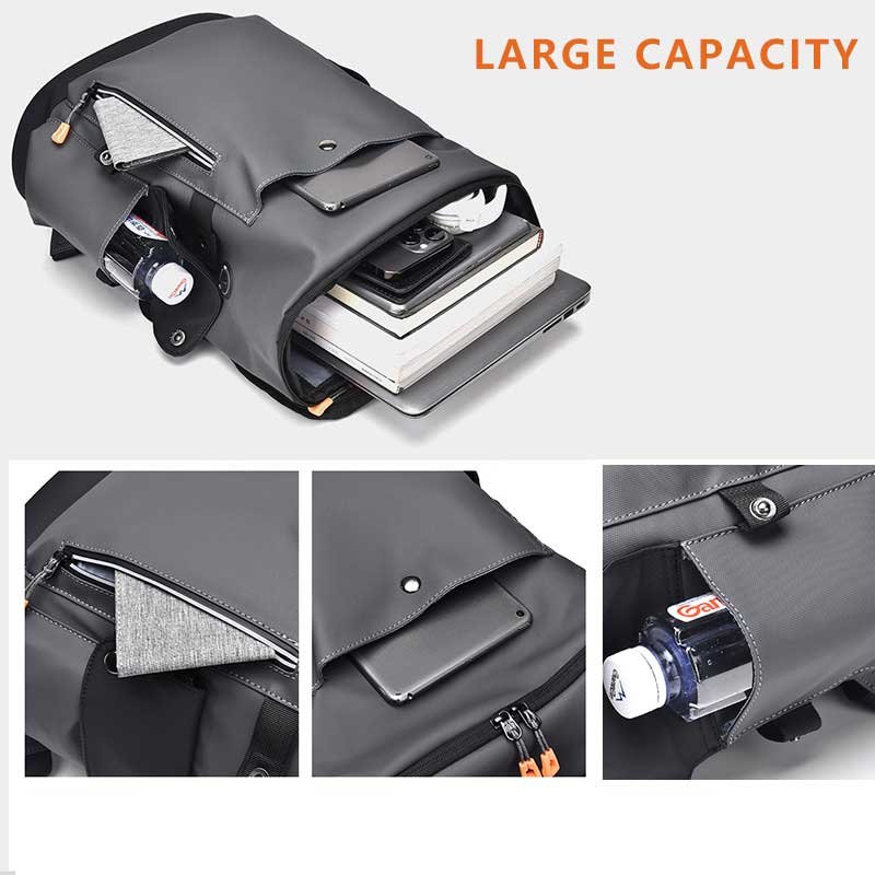 Professional Waterproof Business Laptop Backpack Softback Fitness Travel Bag Polyester Lining School Outdoor Use Mochilas