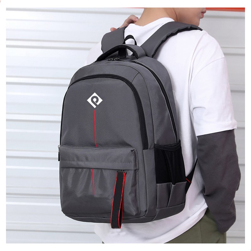 Custom logo travel young Boy Girl Daypack students Teenager school College Laptop Nylon backpack bag