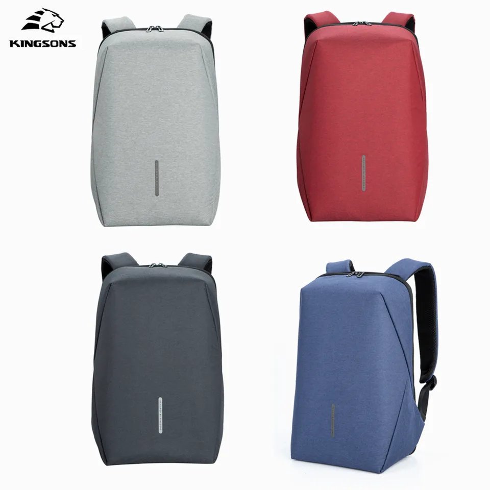 Kingsons 2019 hot selling custom bagpack school antirobo laptop backpack mochila antirrobo antitheft bag