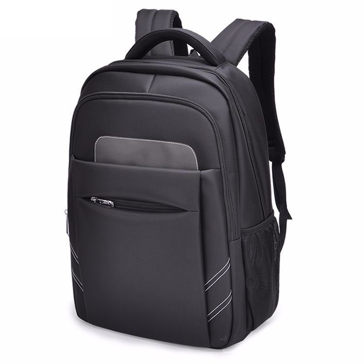 Big capacity large size business travel laptop backpack for college student school rucksack black waterproof shoulder bag