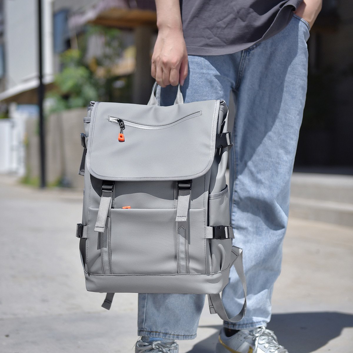 Wholesale Customized Men's Durable Waterproof Business Laptop Backpacks Leisure High School Students' School Bags