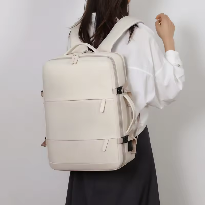Custom Lightweight Double Shoulders Women's Large Capacity Travel Backpack Multi Functional Men's Travel Laptop Backpack