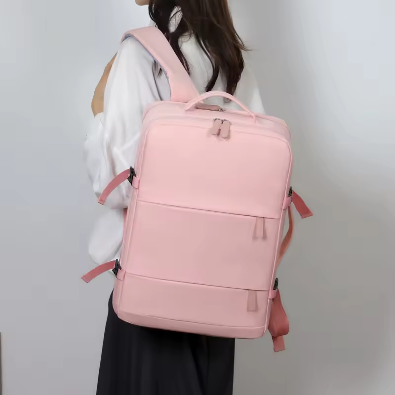 Custom Lightweight Double Shoulders Women's Large Capacity Travel Backpack Multi Functional Men's Travel Laptop Backpack