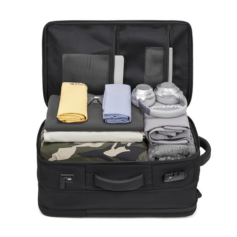 RZTX Luxury Travel vacuum compression Backpack Laptop Waterproof Backpack Large Capacity Vacuum Business unisex bag With Lock
