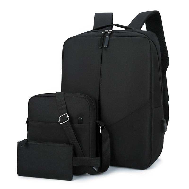 2024 new fashion laptop backpacks set 3 piece set backpack