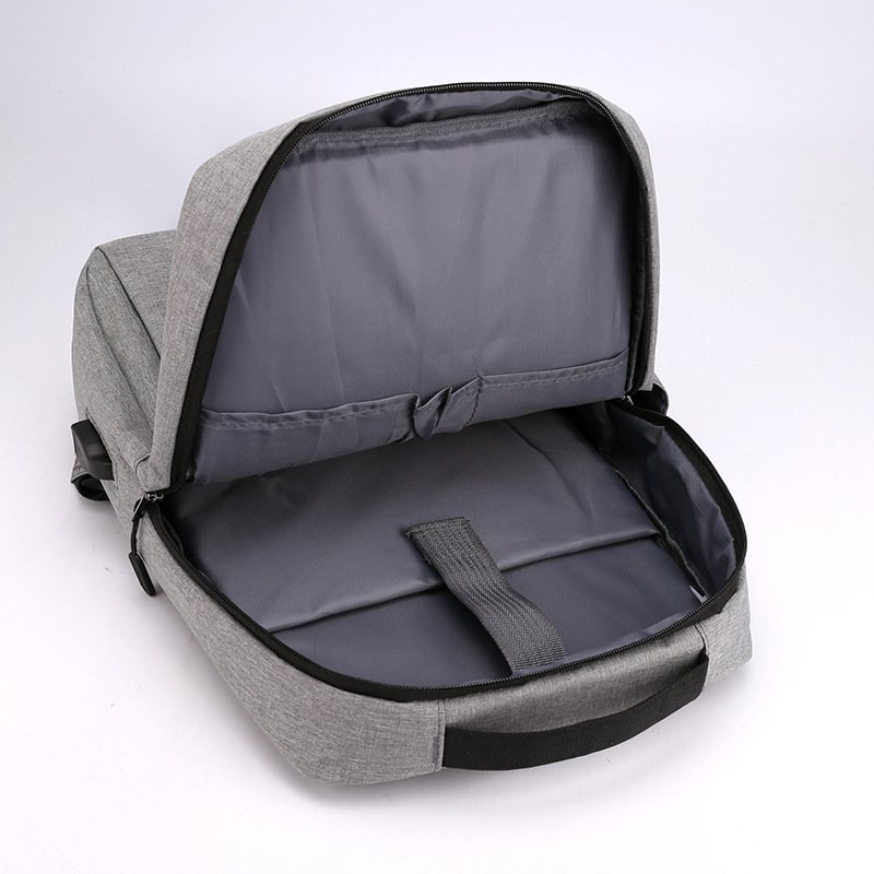 2022 Cheap No Logo Wholesale Computer Laptop Bag Business USB Computer Laptop Backpacks