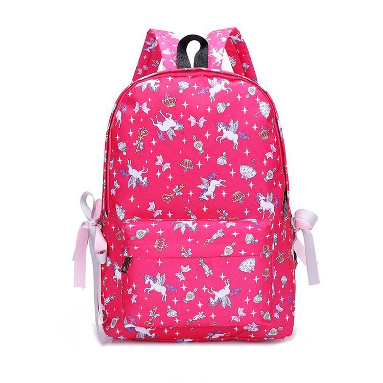 Fashion Casual Unicorn Print Large Capacity Computer Laptop Backpack Bag mochilas para mujer