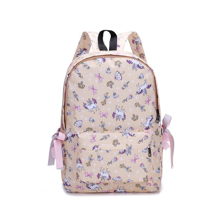Fashion Casual Unicorn Print Large Capacity Computer Laptop Backpack Bag mochilas para mujer