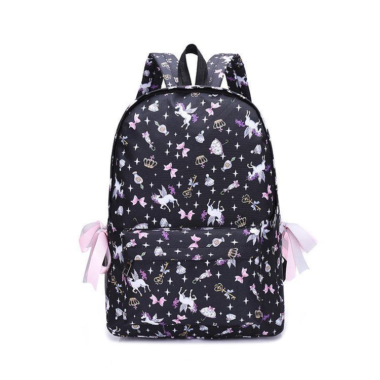 Fashion Casual Unicorn Print Large Capacity Computer Laptop Backpack Bag mochilas para mujer