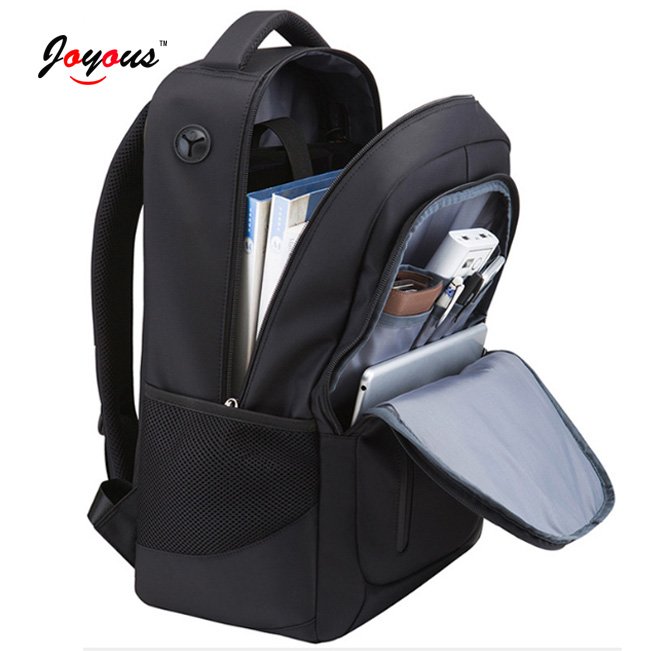 Joyous Custom Breathable USB Charging Port 17 Inch Business Travel Laptop Backpack
