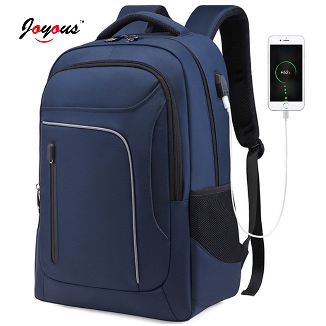 Joyous Custom Breathable USB Charging Port 17 Inch Business Travel Laptop Backpack