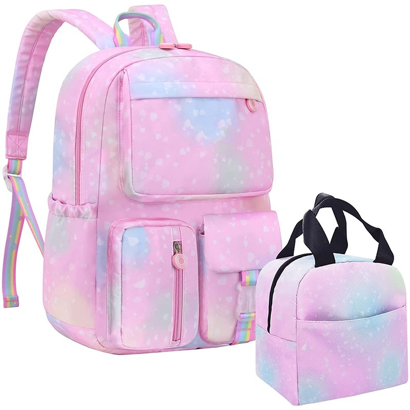 School Backpacks for Girls Back to School Supplies with Lunch Bag Cute Backpack Gifts for Daughter Niece Sister Friend