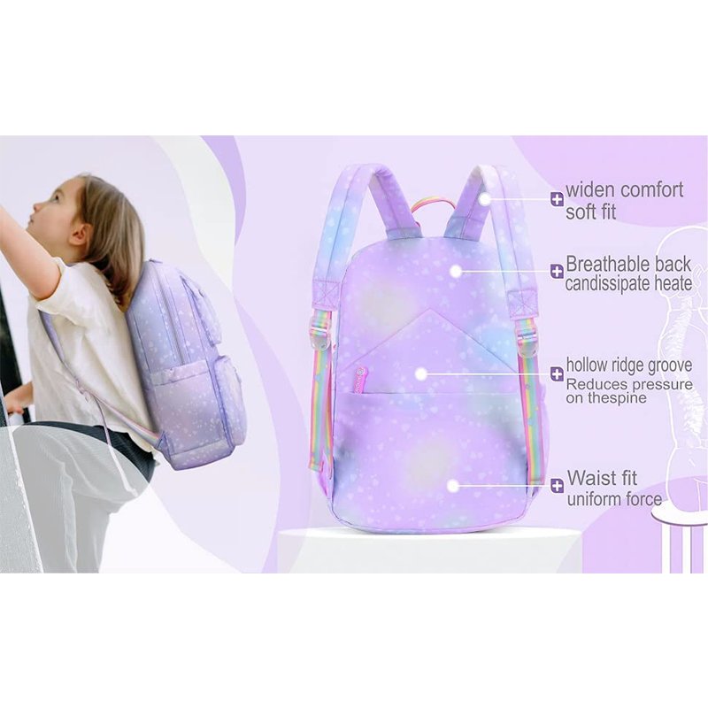 School Backpacks for Girls Back to School Supplies with Lunch Bag Cute Backpack Gifts for Daughter Niece Sister Friend