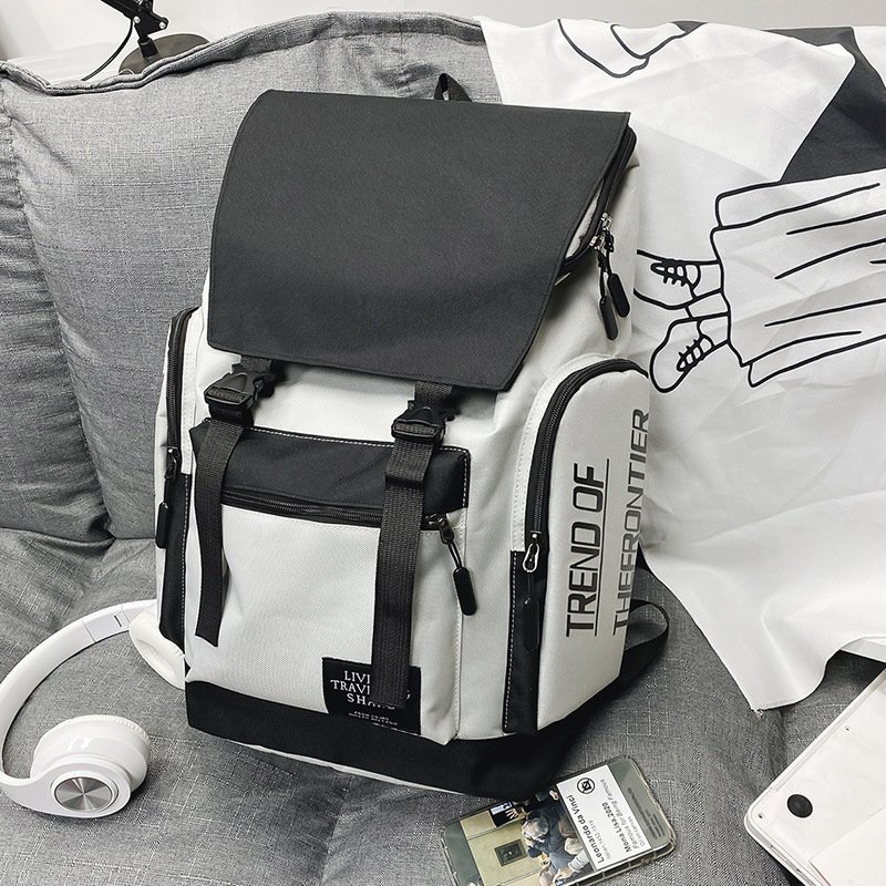 Schoolbag Large Capacity Men's Backpack Computer Laptop Backpack Gaming Casual Trendy Mountaineering Bag For Business