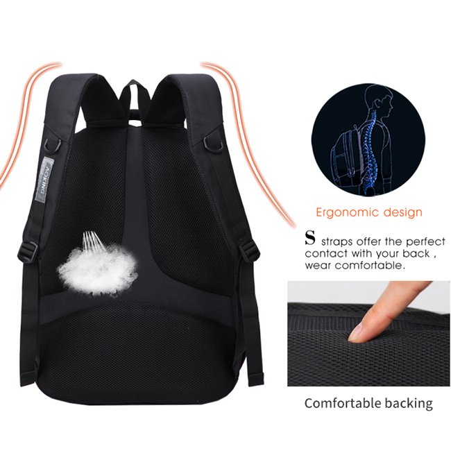 Aoking brand waterproof travel mens rucksack casual rucksack backpack sac a dos backbag