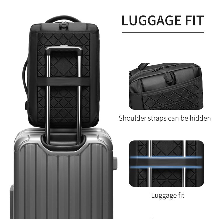 Outdoor Travel Laptop Bag for Commuting Business Trip Bag with USB Charging Port Oxford Waterproof Satchel Design Backpacks