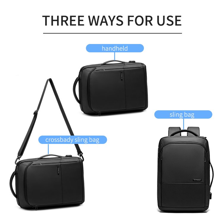 Outdoor Travel Laptop Bag for Commuting Business Trip Bag with USB Charging Port Oxford Waterproof Satchel Design Backpacks
