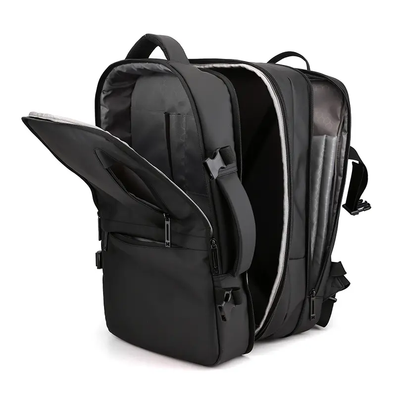 Custom LOGO Durable Waterproof USB Travel Bags High-Capacity New Design Expandable Laptop Backpack For Men and Women