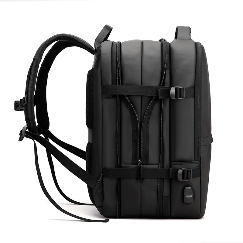 Custom LOGO Durable Waterproof USB Travel Bags High-Capacity New Design Expandable Laptop Backpack For Men and Women