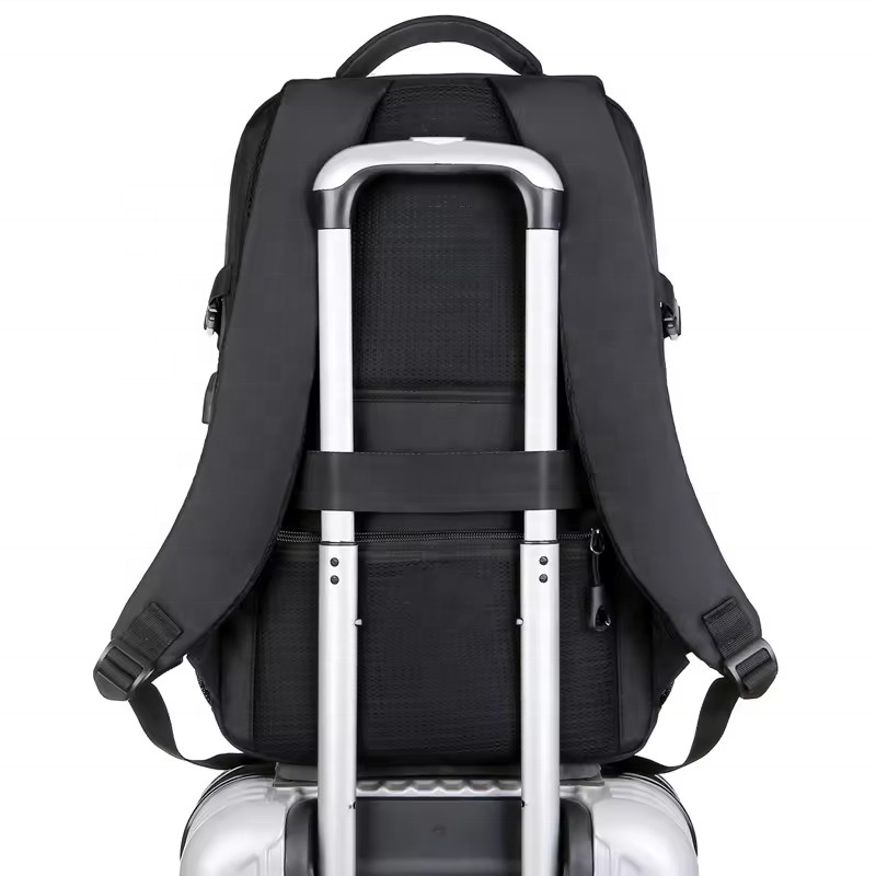 Custom Buy Waterproof Men's Business Anti Theft School Mochilas USB New Laptop Trolley Computer Bag Travel Backpacks